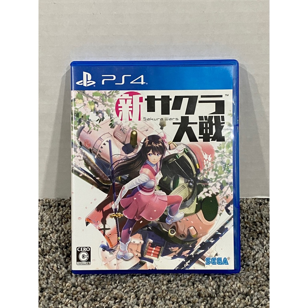 Video Game Sakura Wars PS4 Japanese Import Sega Blue Case Excellent
